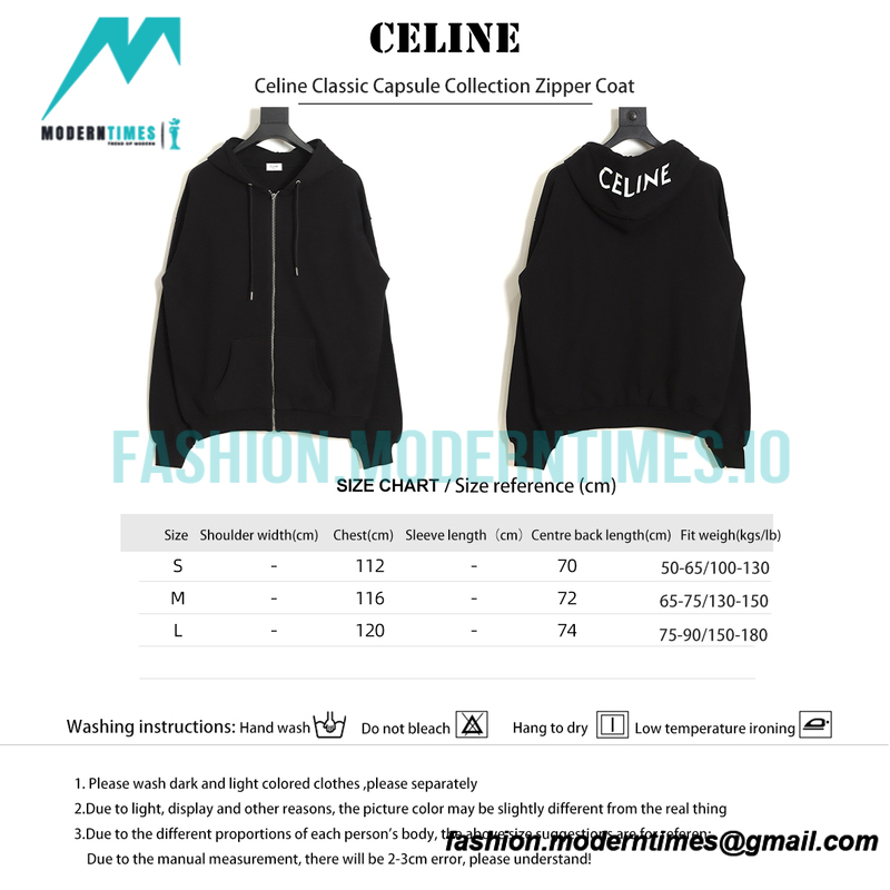 Celine - Classic Capsule Collection Zipper Coat