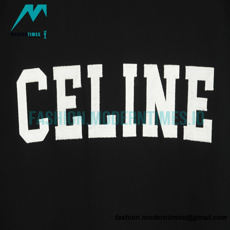 Celine - 22FW Towel Embroidered Words Baseball Uniform