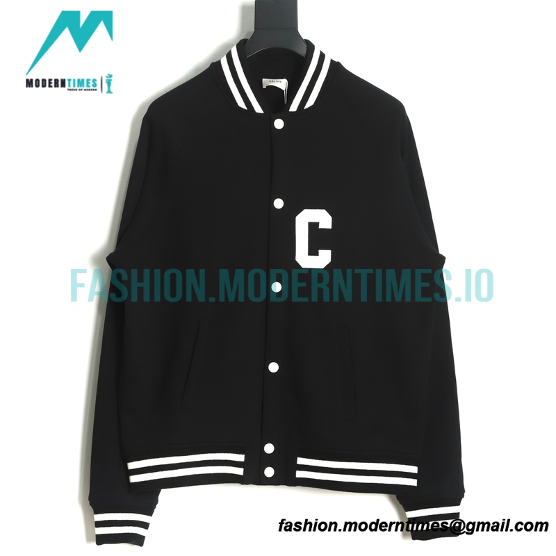 Celine - 22FW Towel Embroidered Words Baseball Uniform