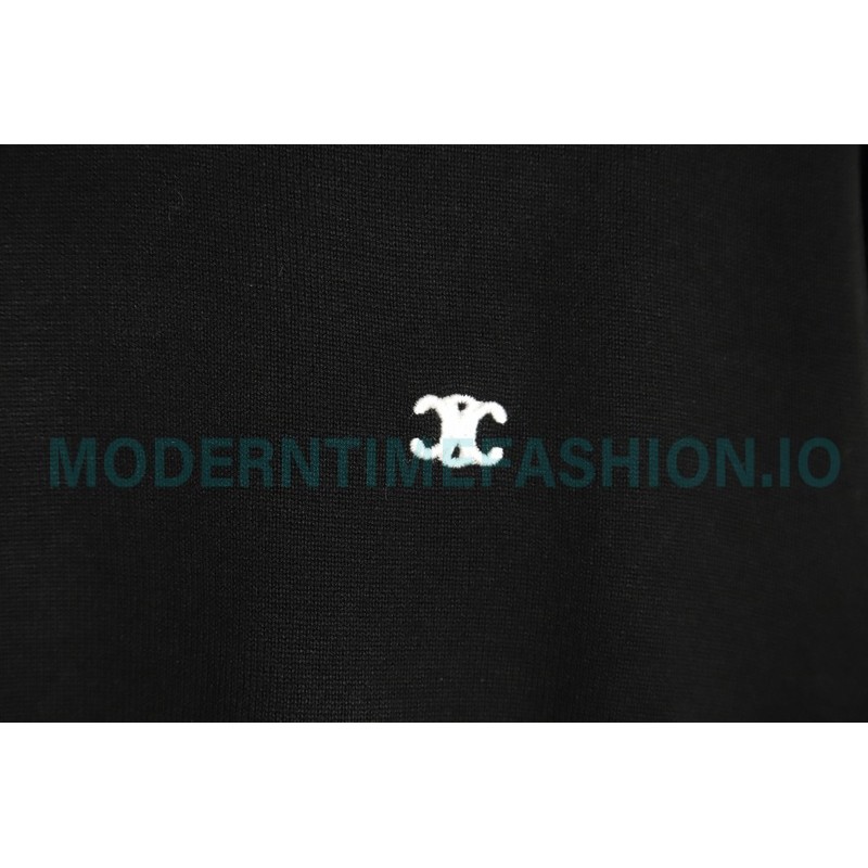Celine - 23 New Arcde Triomphe Striped Embroidered Sweater