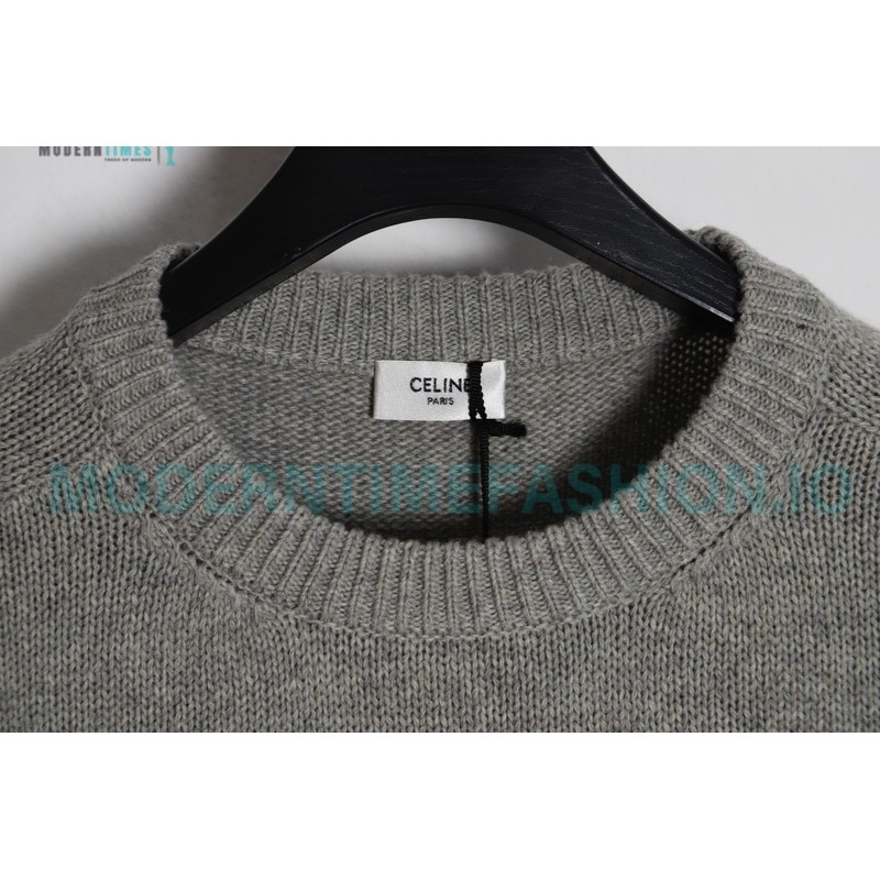 Celine - 23 New Arcde Triomphe Striped Embroidered Sweater