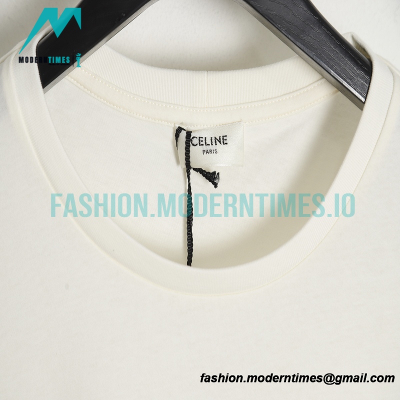 Celine - 23SS Oil Coconut Print Short Sleeve T-shirt