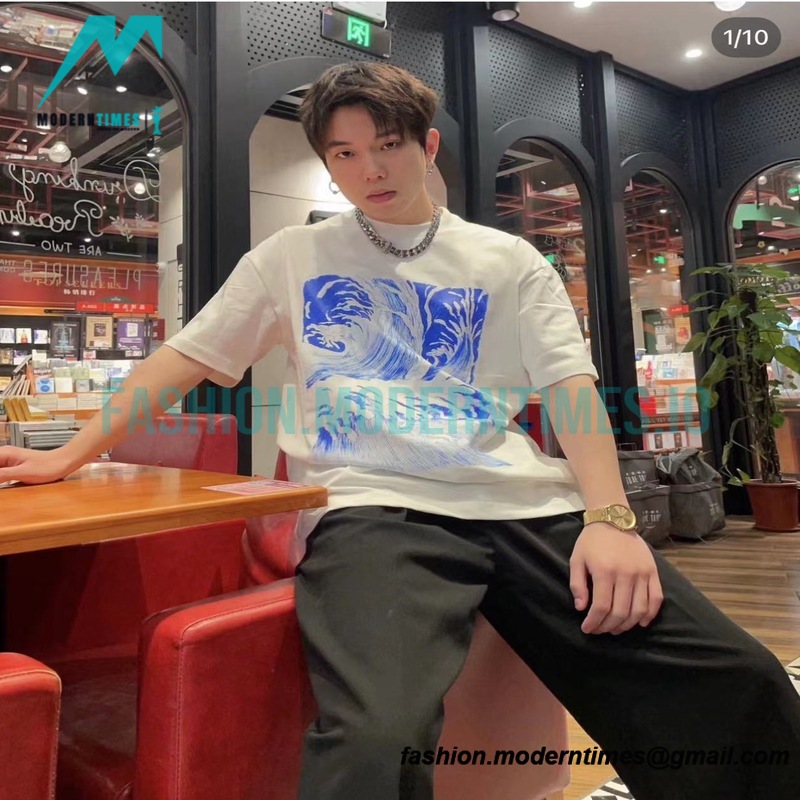 Celine - 23SS Oil Coconut Print Short Sleeve T-shirt
