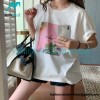 Celine - 23SS Oil Coconut Print Short Sleeve T-shirt