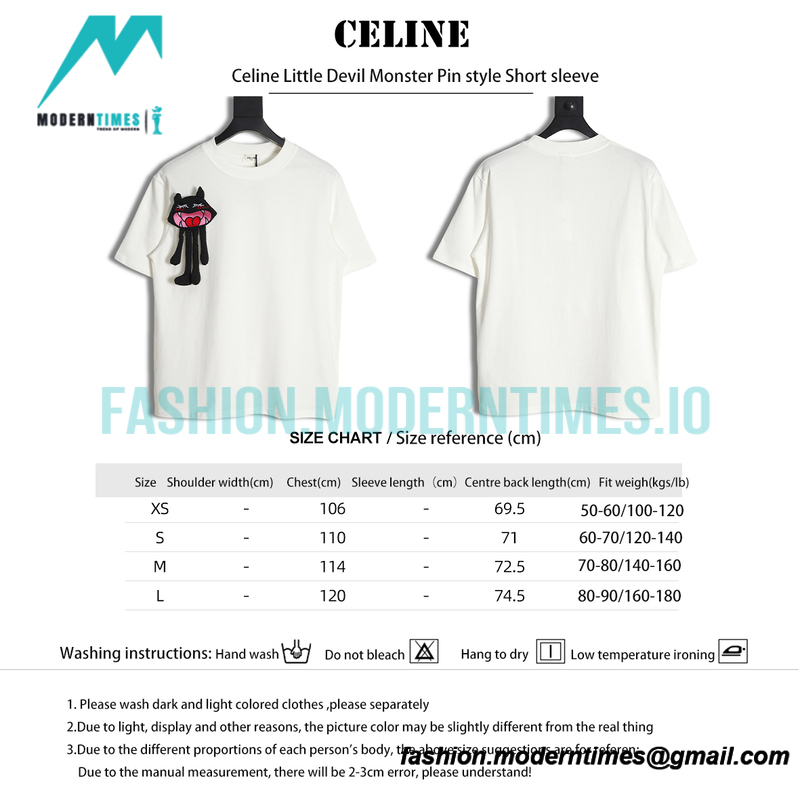 Celine - Little Devil Monster Pin style Short sleeve