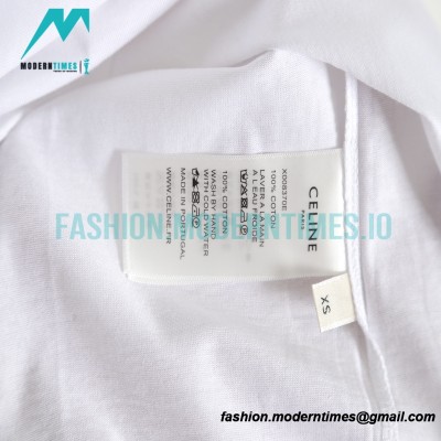 Celine - 22SS Studded Heart Letter Short Sleeve T-shirt