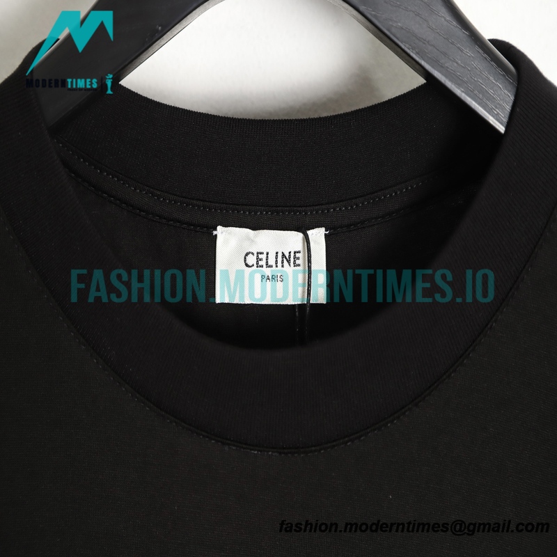 Celine - 22SS Studded Heart Letter Short Sleeve T-shirt