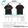 Celine - 22SS Studded Heart Letter Short Sleeve T-shirt