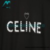 Celine - 22SS Studded Heart Letter Short Sleeve T-shirt