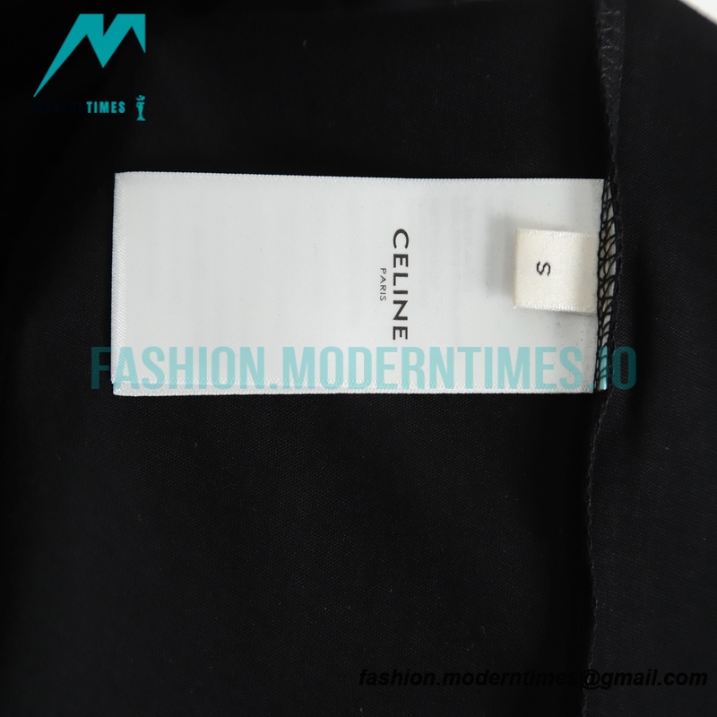 Celine - 22SS Flame Letter Short Sleeve T-shirt