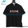 Celine - 22SS Flame Letter Short Sleeve T-shirt