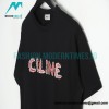 Celine - 22SS Flame Letter Short Sleeve T-shirt