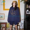 Drew House - Gold Embroidered Smiley Face Crew-neck Hoodie 