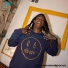 Drew House - Gold Embroidered Smiley Face Crew-neck Hoodie 
