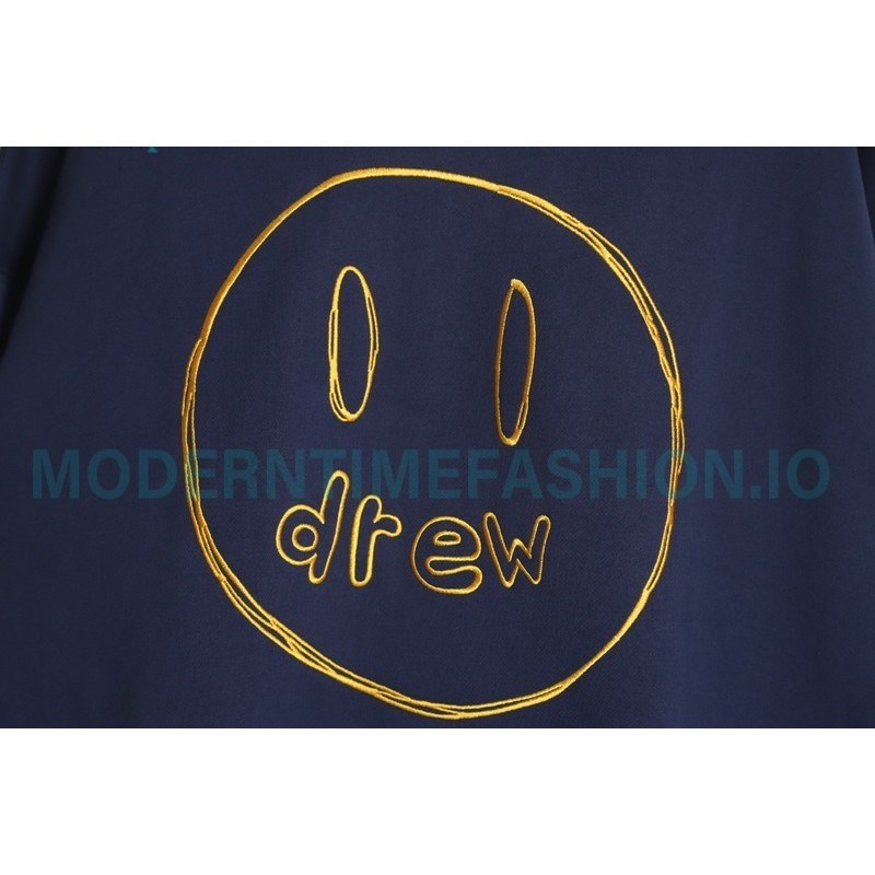 Drew House - Gold Embroidered Smiley Face Crew-neck Hoodie 
