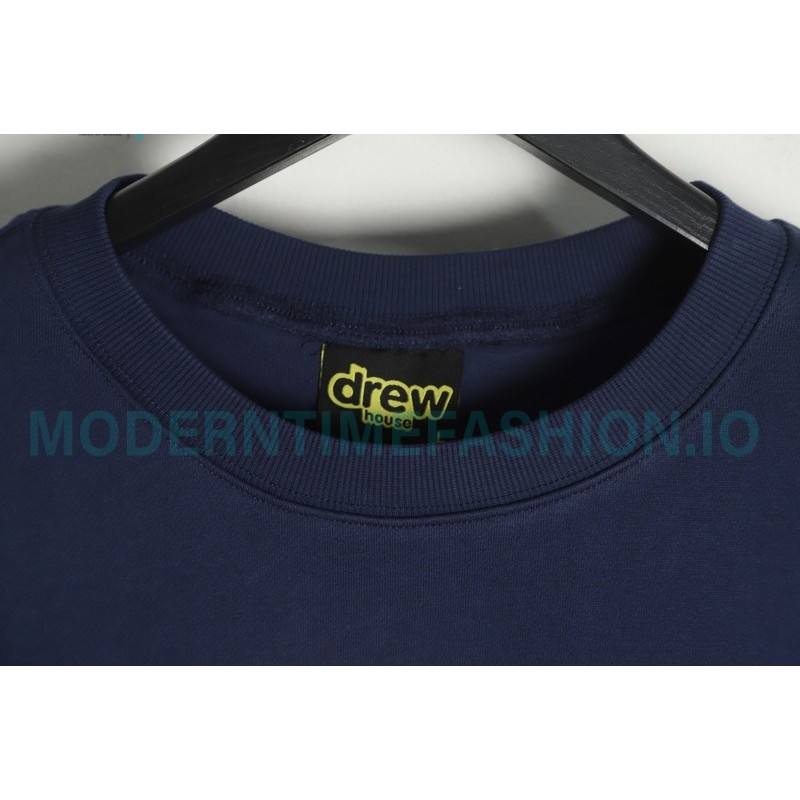 Drew House - Gold Embroidered Smiley Face Crew-neck Hoodie 