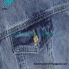 Drew House - Old Denim Jacket With Smiley Face Pattern Washed