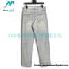 Drew House - 20ss Smiling Face Broken Holes In Washed Embroidered Jeans