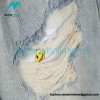 Drew House - 20ss Smiling Face Broken Holes In Washed Embroidered Jeans