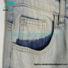 Drew House - 20ss Smiling Face Broken Holes In Washed Embroidered Jeans