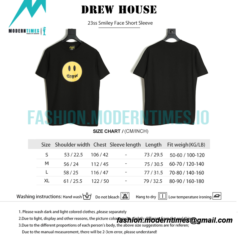 Drew House - 23ss Smiley Face Short Sleeve