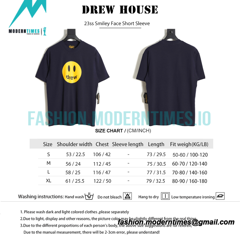 Drew House - 23ss Smiley Face Short Sleeve