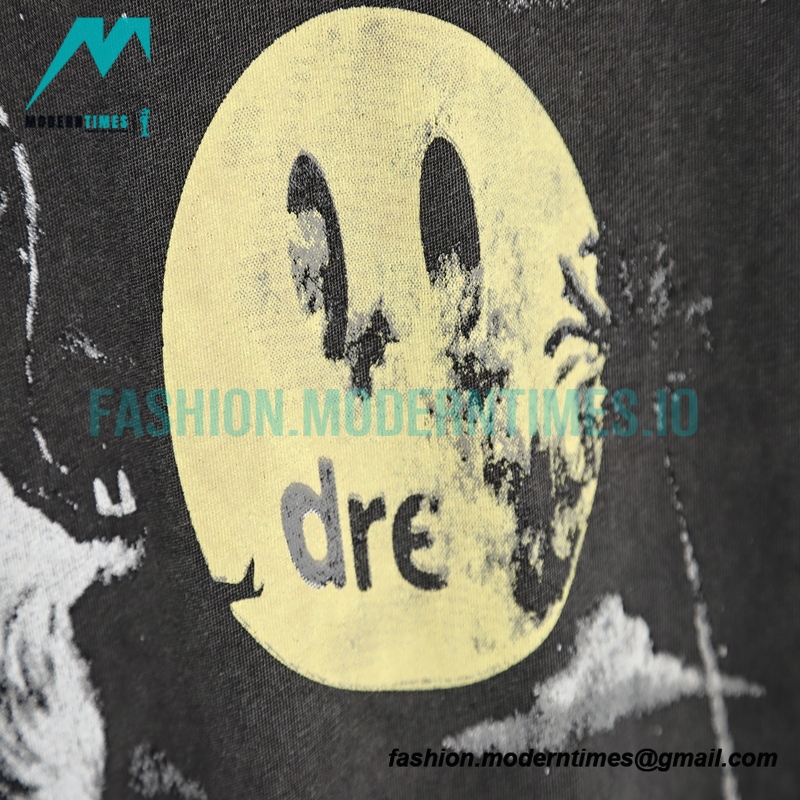   Drew House - 23ss Werewolf Full Moon Smiley Short Sleeve T-shirt
