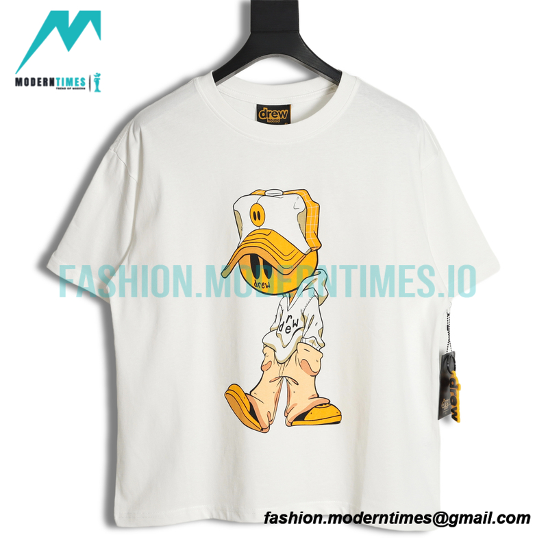 Drew House - Cartoon Character Printed Round Neck Short Sleeve