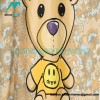  Drew House - Smiley Face Floral Bear Print Round Neck Short Sleeve