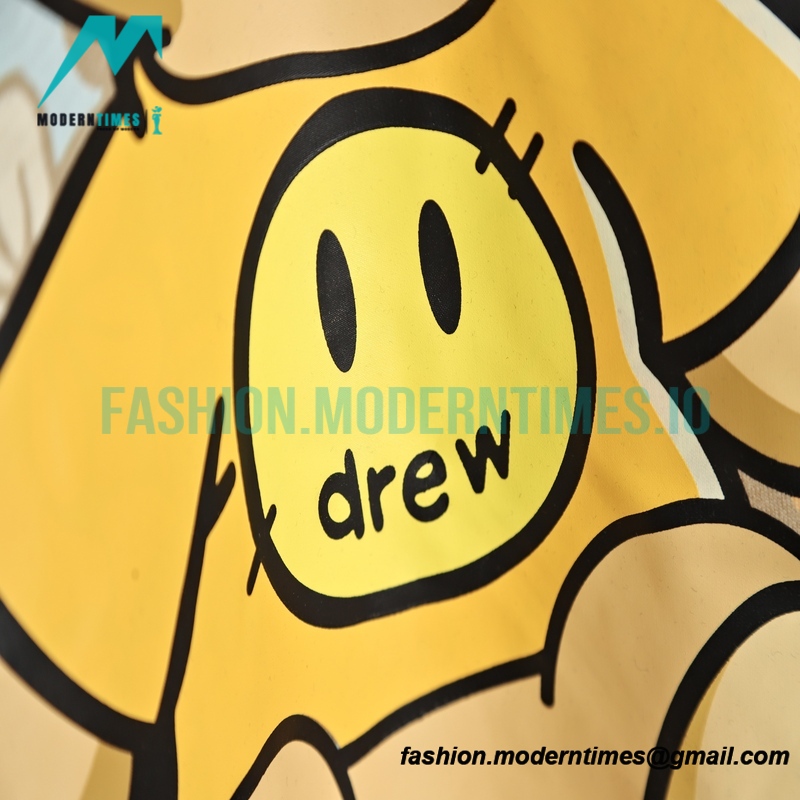  Drew House - Smiley Face Floral Bear Print Round Neck Short Sleeve