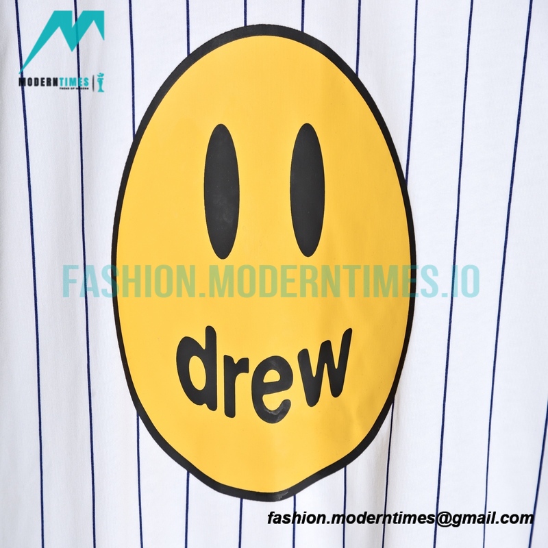 Drew House - Smiley Face Floral Bear Print Round Neck Short Sleeve