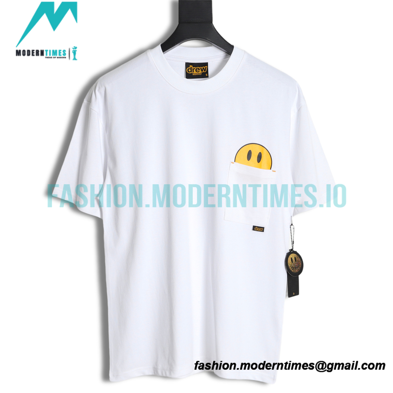 Drew House - Smiley Face Printed Short-sleeved T-shirt