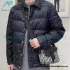 Dior - 20FW Full Print Dark Print Presbyte Lapel Down Jacket
