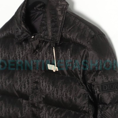 Dior - 20FW Full Print Dark Print Presbyte Lapel Down Jacket