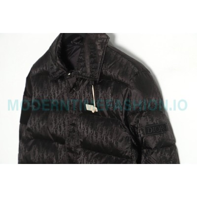 Dior - 20FW Full Print Dark Print Presbyte Lapel Down Jacket