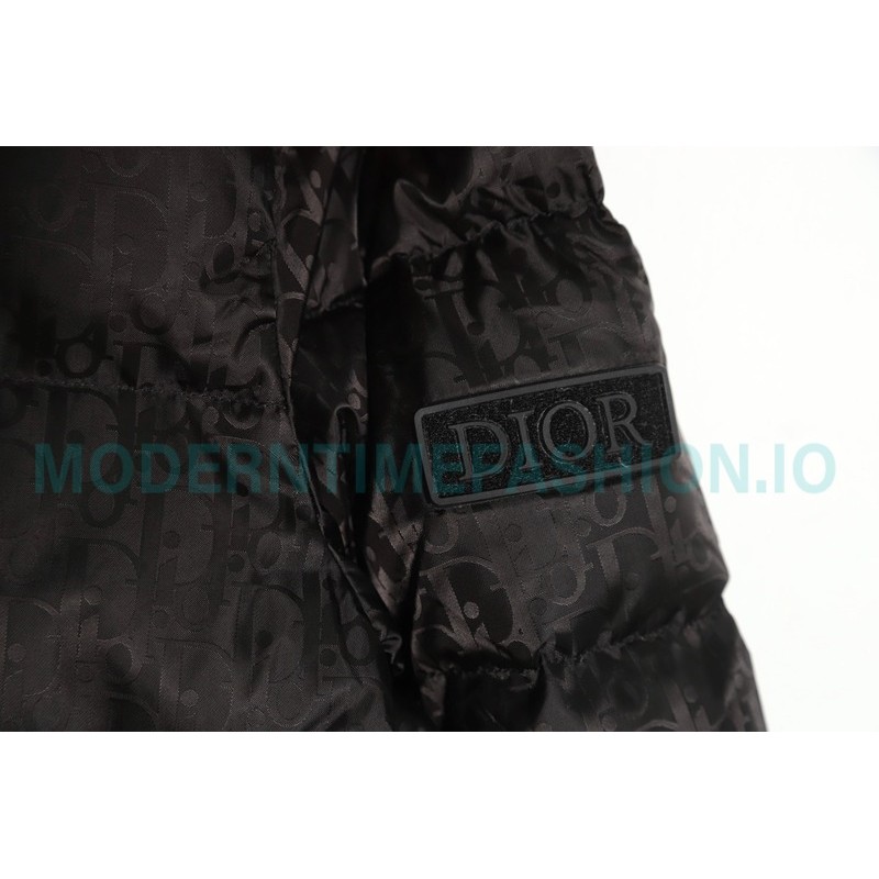 Dior - 20FW Full Print Dark Print Presbyte Lapel Down Jacket
