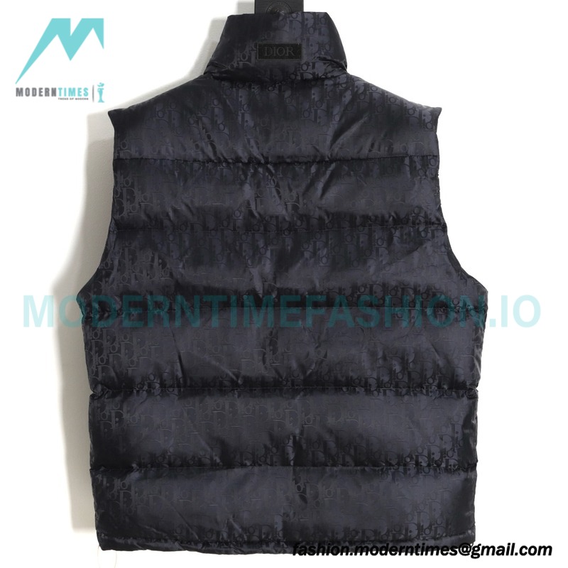 Dior - 20FW Full Print Dark Print Presbyte Down Vest