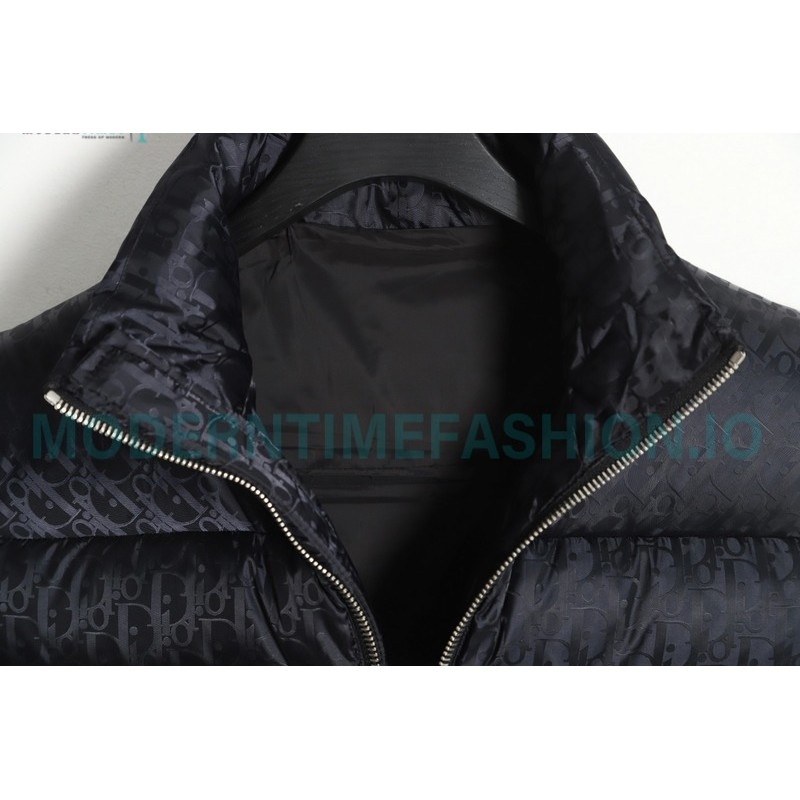 Dior - 20FW Full Print Dark Print Presbyte Down Vest