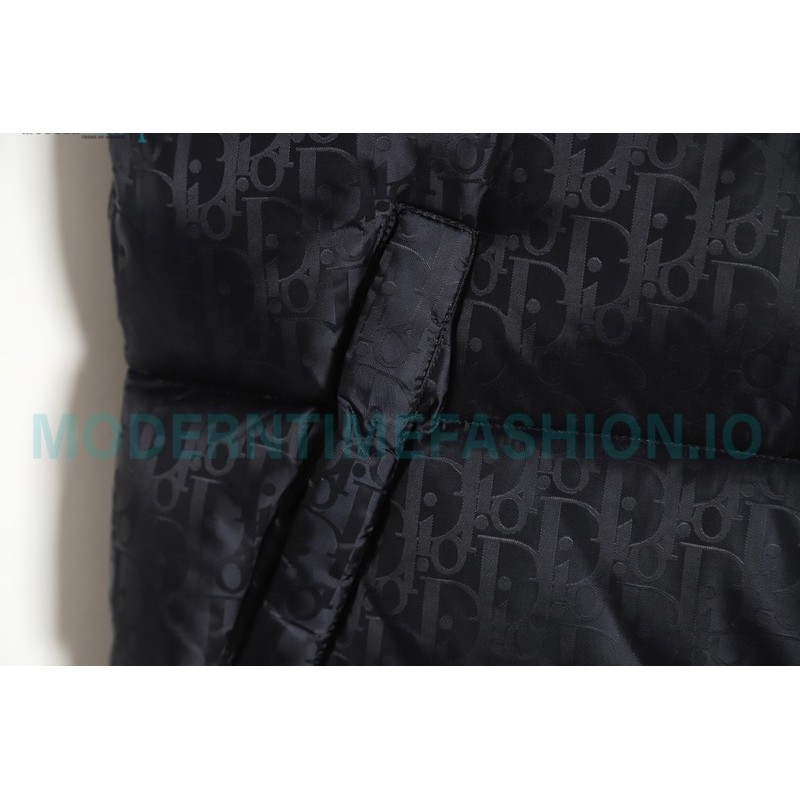 Dior - 20FW Full Print Dark Print Presbyte Down Vest