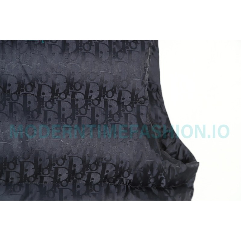 Dior - 20FW Full Print Dark Print Presbyte Down Vest