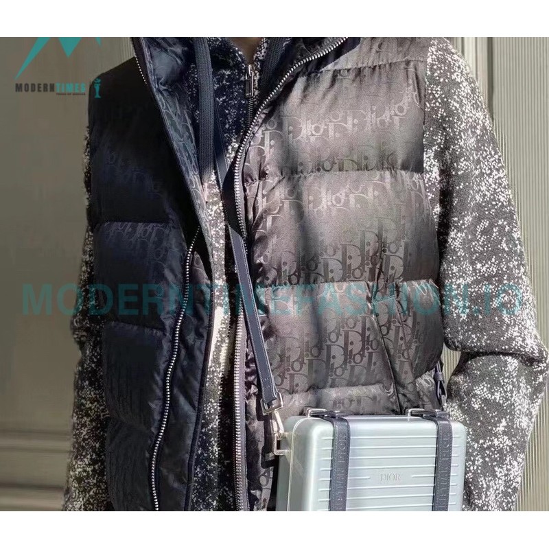 Dior - 20FW Full Print Dark Print Presbyte Down Vest