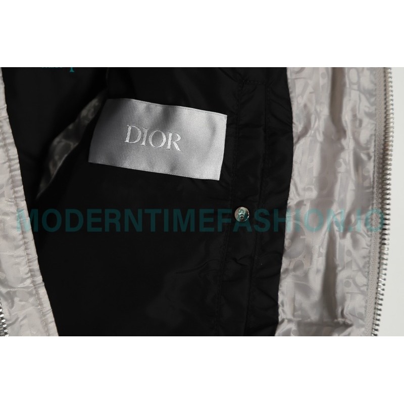 Dior - 20FW Full Print Dark Print Presbyte Down Vest