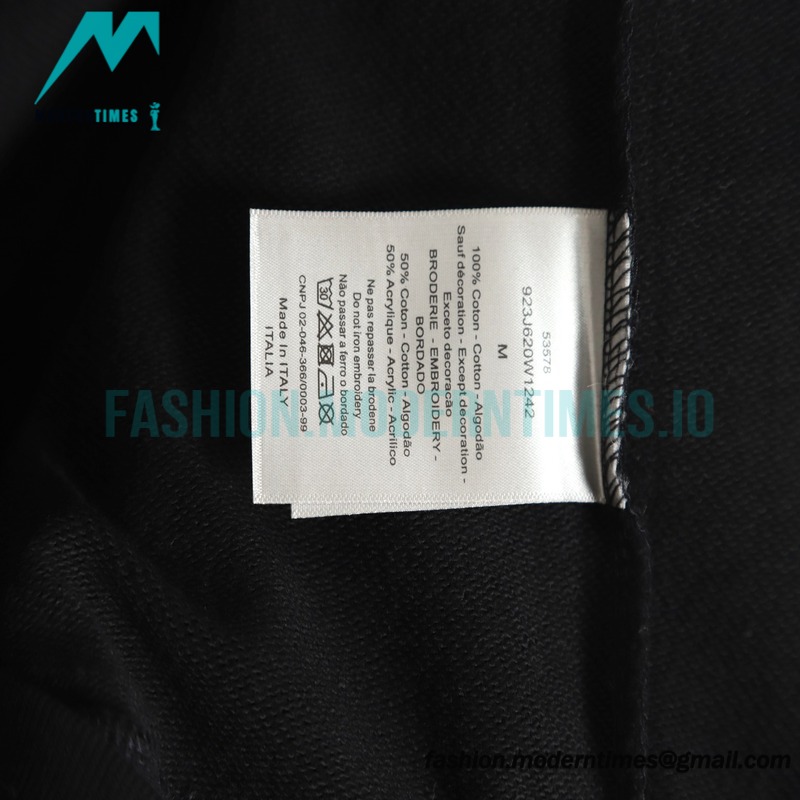 Dior - 23ss Ink Painting Cotton Round Neck Hoodie