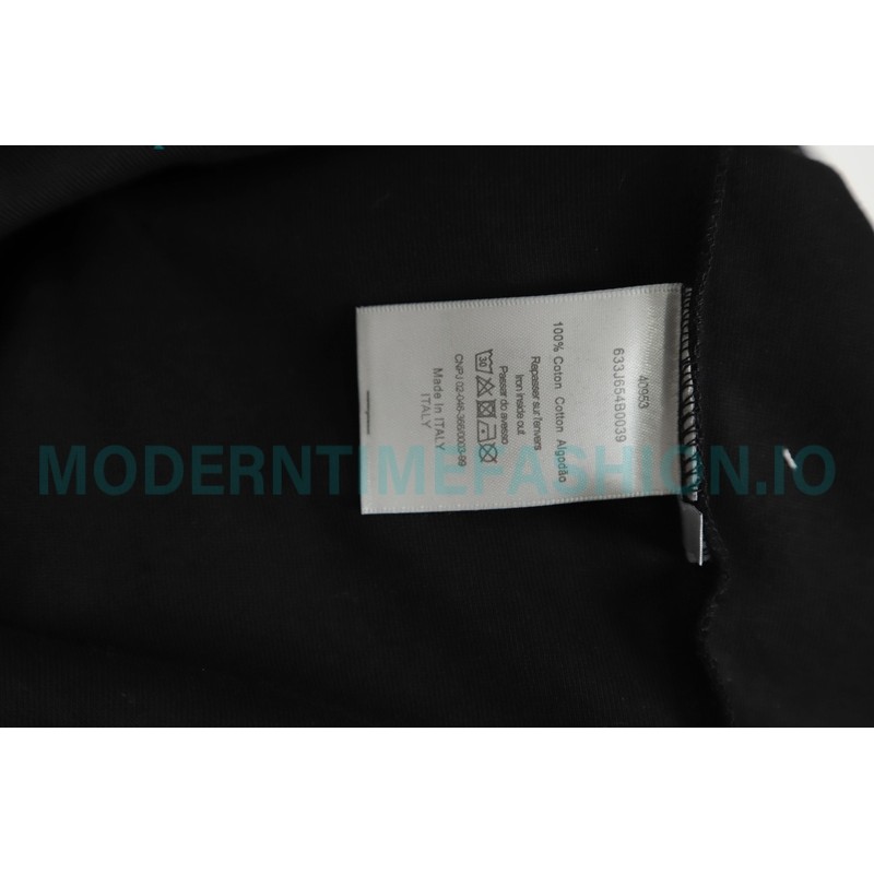Dior - CD Embroidered Patchwork Crew-neck Hoodie