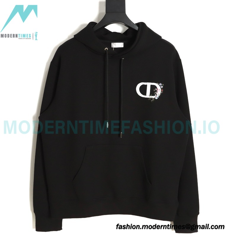 Dior - 23FW CD Floral Embroidery Air Cotton Hoodie