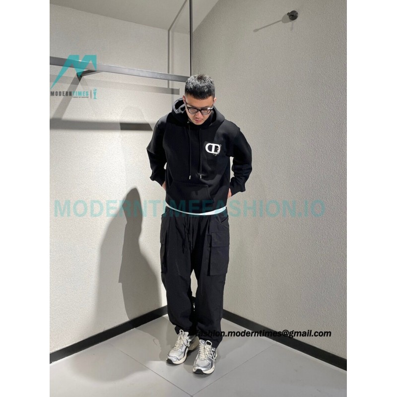 Dior - 23FW CD Floral Embroidery Air Cotton Hoodie