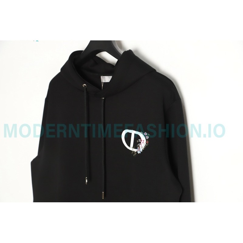Dior - 23FW CD Floral Embroidery Air Cotton Hoodie