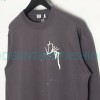 Dior - Splash Ink Embroidery Logo Round Neck Hoodie