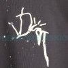 Dior - Splash Ink Embroidery Logo Round Neck Hoodie