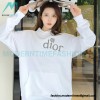Dior - Erl Embroidered Floral Letter Cotton Hoodie